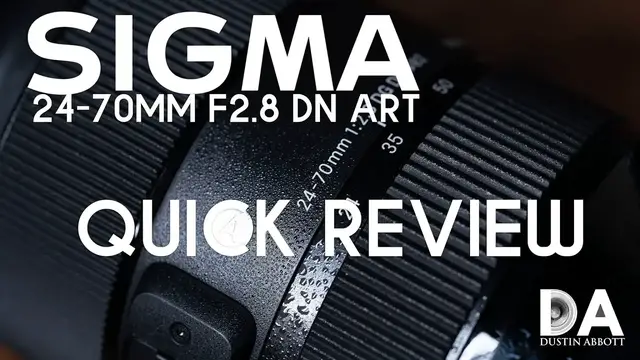 'Video thumbnail for Sigma 24-70mm F2.8 DN ART: Review | 4K'