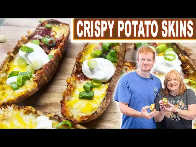 'Video thumbnail for CRISPY POTATO SKINS, A Potato Appetizer or Side Dish'