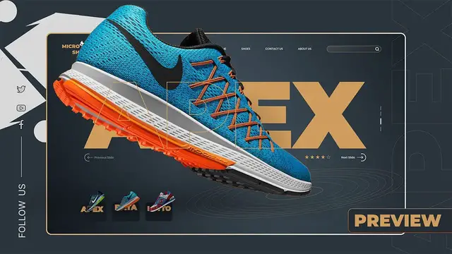 'Video thumbnail for Building a High-Performance Micro Shoes Landing Page in ReactJS | Preview'
