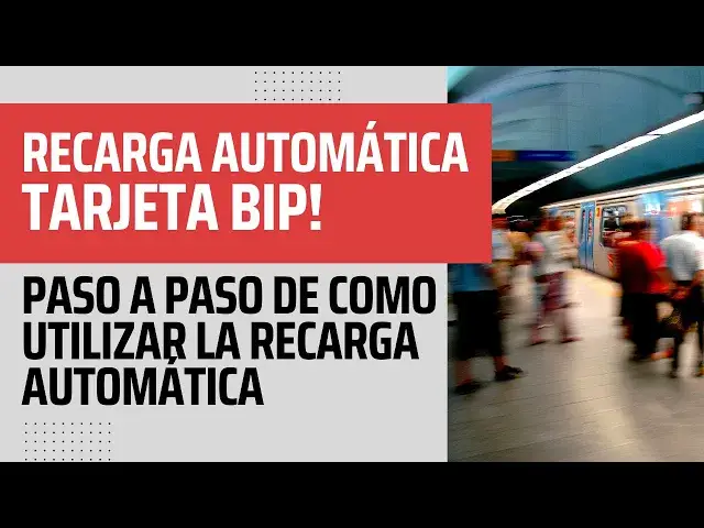 'Video thumbnail for Recarga Automática Tarjeta Bip!: Paso a paso de Ccómo utilizar la recarga automática'