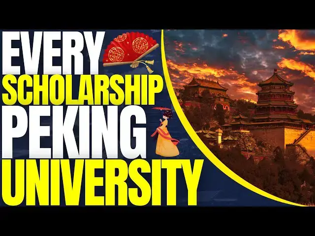 'Video thumbnail for Every Scholarship in Peking University - Scholarships in China'