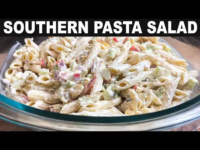'Video thumbnail for SOUTHERN PASTA SALAD RECIPE | EASY SIDE DISH | CATHERINES PLATES'