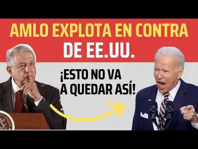 'Video thumbnail for AMLO EXPLOTA Contra la Intromisión de EEUU en México | Su Postura Es Inquebrantable'