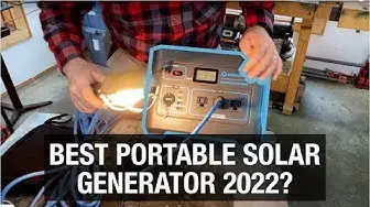 'Video thumbnail for Is This the Best Portable Solar Generator For Home Use 2022?'
