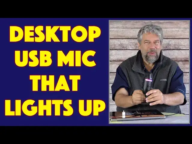 'Video thumbnail for Cyber Acoustics MATTERHORN USB Microphone with Color Lights -- DEMO & REVIEW'