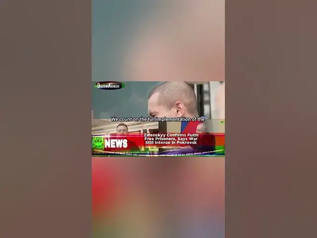 'Video thumbnail for Zelenskyy Confirms Putin Free Prisoners, Says War Still Intense In Pokrovsk'