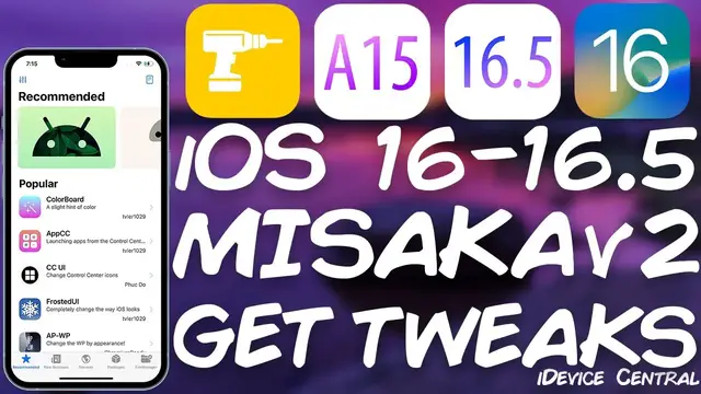 'Video thumbnail for iOS 16.0 - 16.5 A12+ JAILBREAK NEWS: Misaka Package Manager Install Tweaks & Themes - No Jailbreak'