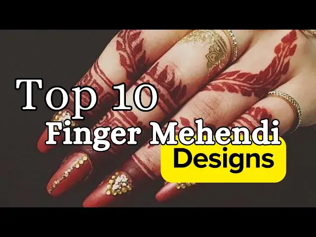 'Video thumbnail for Latest Finger Mehendi Designs in 2024 | Latest Finger Mehendi Designs #LatestFingerMehendi #Mehendi'