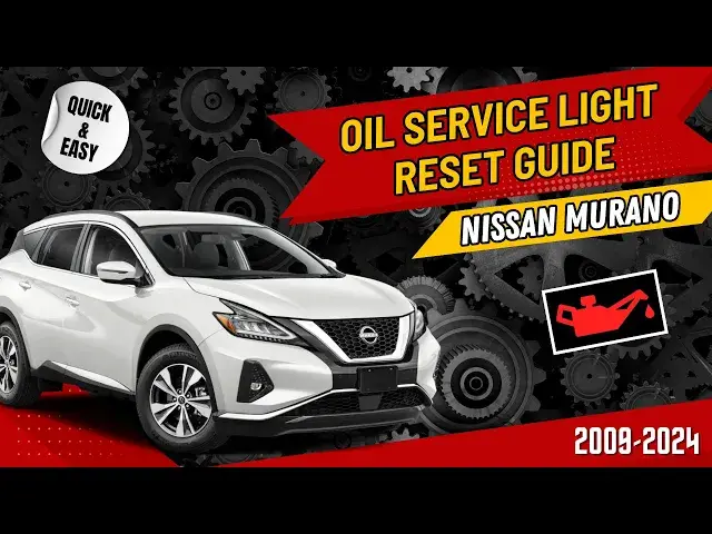 'Video thumbnail for Top Mechanic Reveals: Easy Nissan Murano Oil Service Light Reset (2009-2024)'
