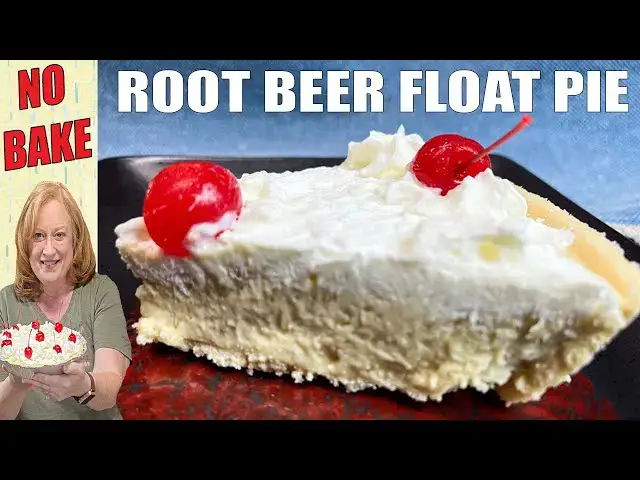 'Video thumbnail for ROOT BEER FLOAT PIE RECIPE | A No Bake Freezer Dessert | Subscriber Request'