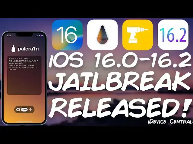 'Video thumbnail for iOS 16.0 - 16.2 JAILBREAK RELEASED With TWEAKS! PaleRa1n Jailbreak Updated For ALL iOS 16 (Pre-A12)'