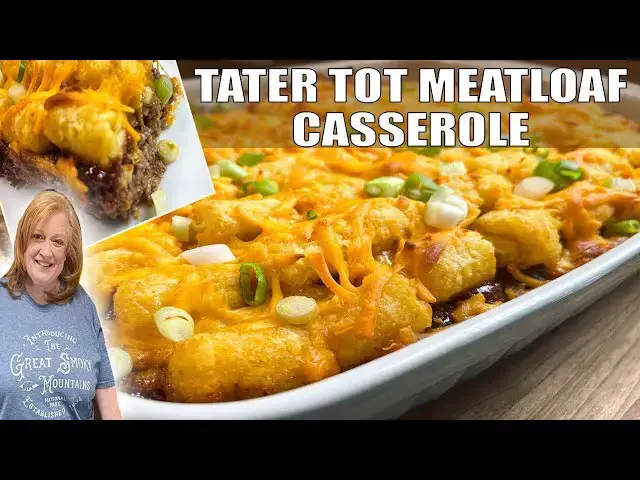 'Video thumbnail for TATER TOT MEATLOAF CASSEROLE | How To Make a Tater Tot Casserole'
