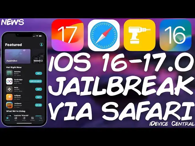 'Video thumbnail for iOS 16.0 - 17.0 New SAFARI JAILBREAK WebKit PoC RELEASED! All Devices'