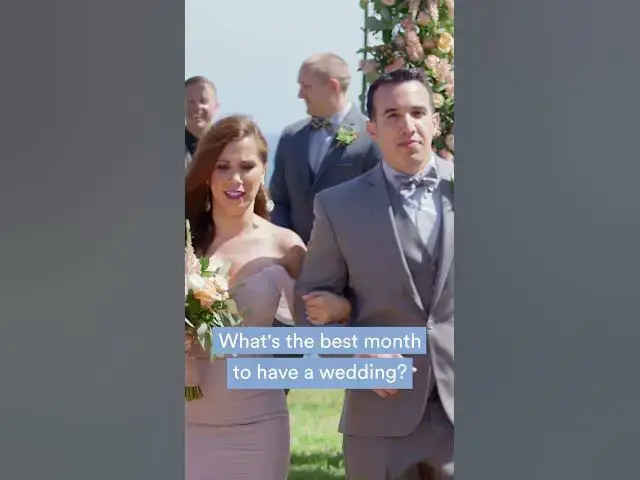 'Video thumbnail for What's The Best Month to Have a Wedding? #weddinginspiration #wedding'