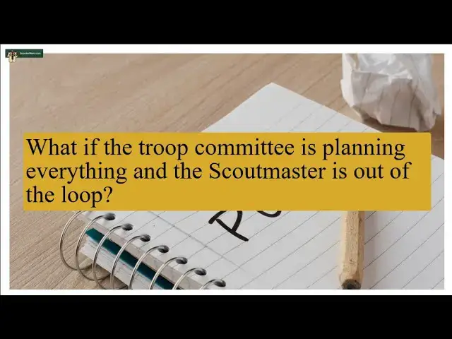 'Video thumbnail for What if the Troop Committee Is Planning Everything?'