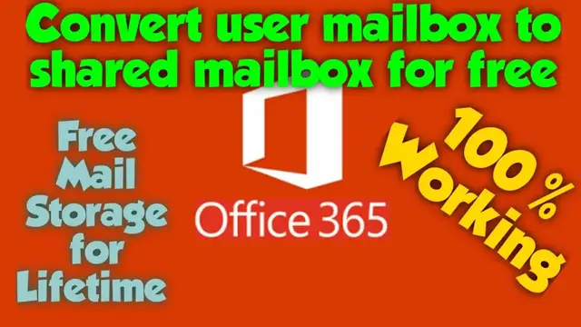 'Video thumbnail for How to convert a User Mailbox to a Shared Mailbox in Office 365'