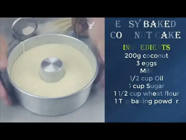 'Video thumbnail for Yummy Coconut loaf cake'