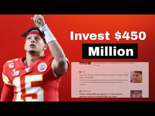 'Video thumbnail for Patrick Mahomes How To Invest $450 Million'