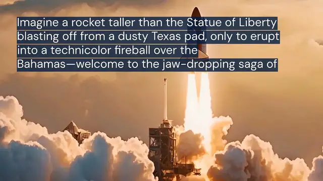 'Video thumbnail for SpaceX Starship Flight 8 Explosion: Rocket Launch Turns into Bahamas Fireball Show'