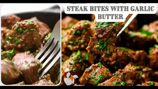'Video thumbnail for Steak Bites with Garlic Butter'