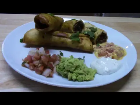'Video thumbnail for GROUND BEEF FLAUTAS | WE ARE FRYING THESE UP'
