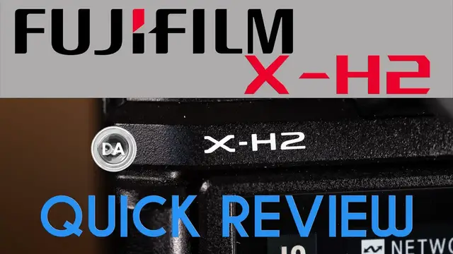 'Video thumbnail for Fujifilm X-H2 Quick Review | Fuji's Jack of All Trades'