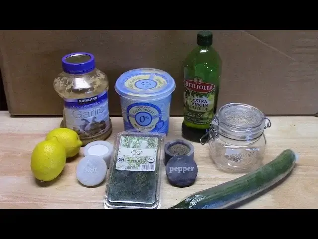 'Video thumbnail for TZATZIKI SAUCE | SO SIMPLE EASY DELICIOUS'
