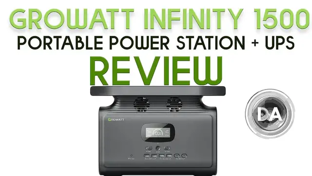 'Video thumbnail for Growatt Infinity 1500 Portable Power Station and UPS Review'