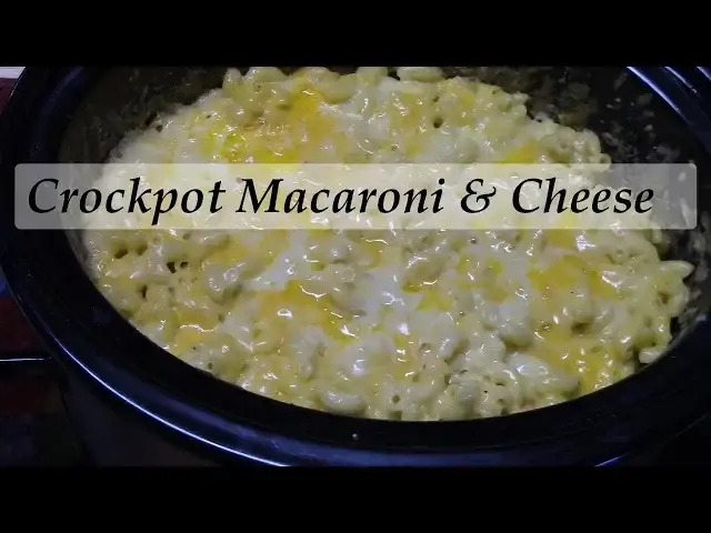 'Video thumbnail for CROCKPOT MACARONI & CHEESE | 3 CHEESES'