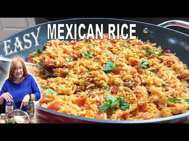 'Video thumbnail for EASY MEXICAN RICE RECIPE | Prefect Side Dish for your Mexican Dishes'