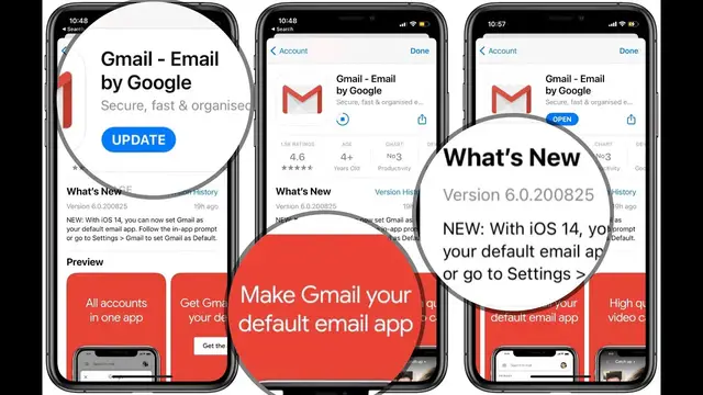 'Video thumbnail for How To Make Gmail Default Mail App on iPhone & iPad in iOS 14'