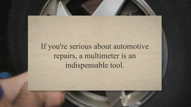 'Video thumbnail for Mastering the Multimeter: A Mechanic's Guide'