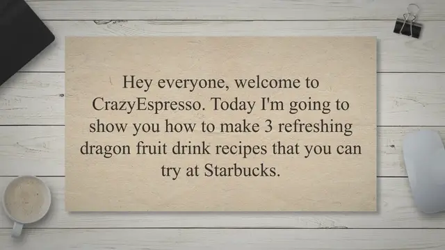 'Video thumbnail for 3 Refreshing Dragon Fruit Drink Recipes to Try at Starbucks'
