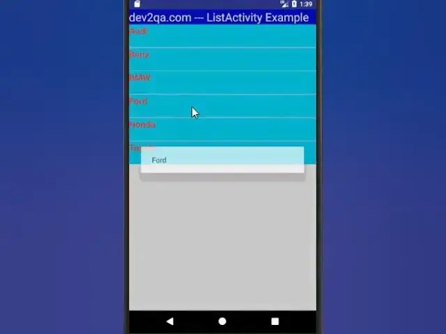 'Video thumbnail for android listactivity array adapter example'