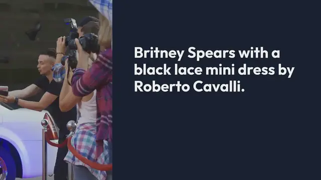 'Video thumbnail for Tate McRae Channels 2001 Britney Spears in Sheer Lace Mini on 2024 VMAs Red Carpet'
