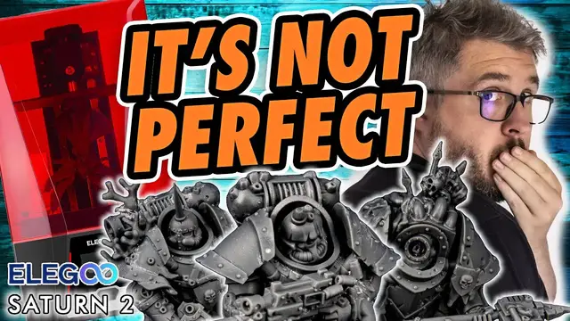 'Video thumbnail for Everything Wrong with the, Elegoo Saturn 2 Review 2023 Printing Miniatures, Busts & Diorama'