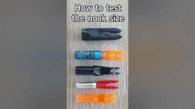'Video thumbnail for HOW TO TEST YOUR ARROWS NOCK SIZE #shorts'