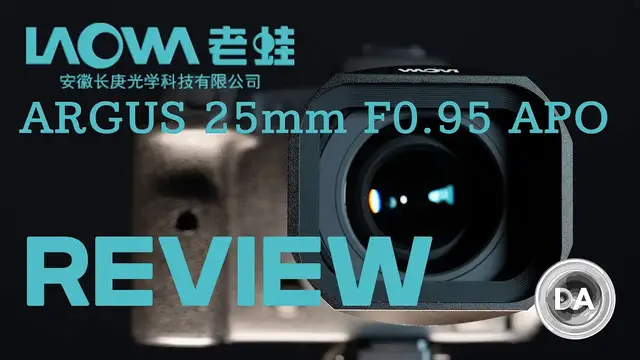 'Video thumbnail for Laowa Argus 25mm F0.95 APO Review (APS-C) + IQ Breakdown'