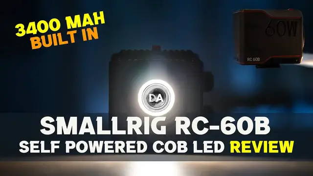 'Video thumbnail for SmallRig RC-60B Self-Powered COB LED Light Review - 3400maH Built In!'