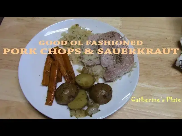'Video thumbnail for GOOD OL FASHIONED Pork Chops and Sauerkraut'