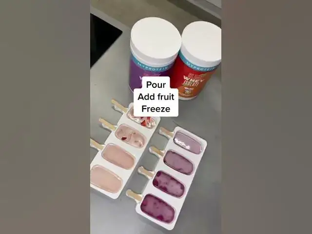'Video thumbnail for @OfficialVimto clear whey ice lollies for this hot weather 🥵😋🧊 #shorts'