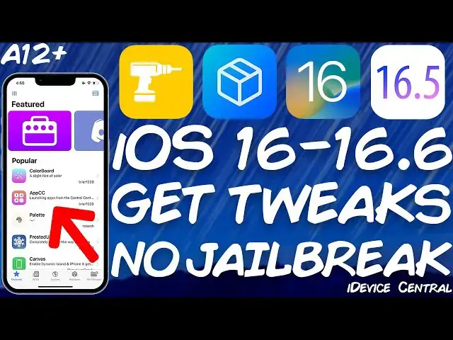 'Video thumbnail for iOS 16.0 - 16.6 b1 Install REAL TWEAKS Without JAILBREAK! All Devices Supported. (New MISAKA 2.5.1)'