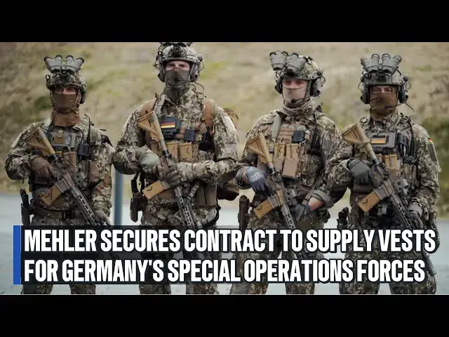 'Video thumbnail for Mehler Secures Contract to Supply Protective Vests for Germany's Special Operations Forces'