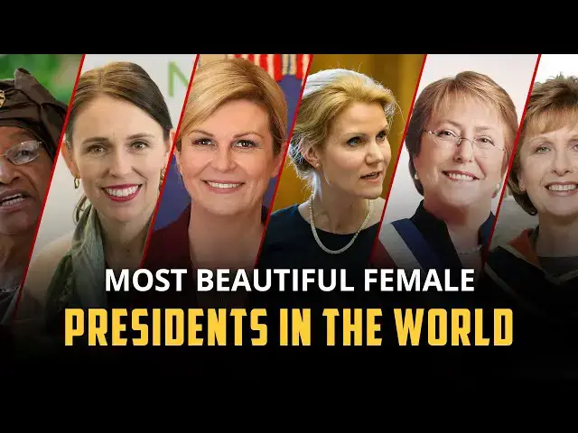 'Video thumbnail for Top Most Beautiful Female Presidents in the World | 12am News'