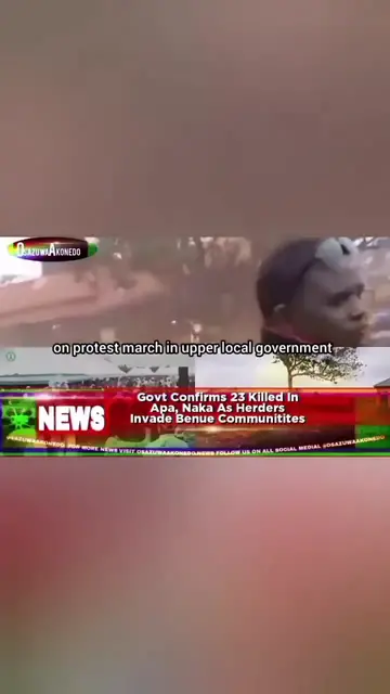 'Video thumbnail for Govt Confirms 23 Killed In Apa, Naka As Herders Invade Benue Communities '