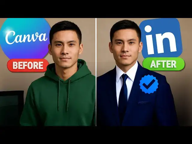 'Video thumbnail for How to Turn a Casual Photo into a Professional Headshot Using Canva'