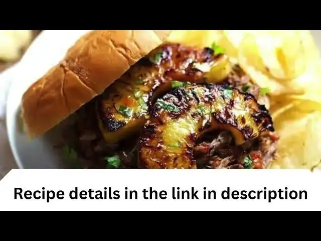 'Video thumbnail for Grilled Pineapple Pork Sandwiches recipe'