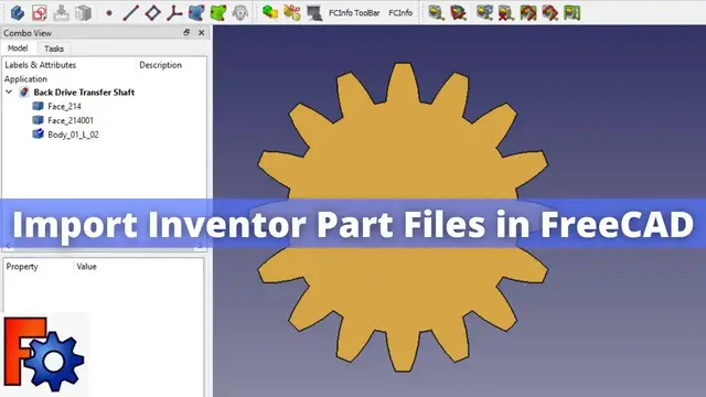 'Video thumbnail for Import Inventor Part Files in FreeCAD | FreeCAD Tutorial | FreeCAD Inventor Loader |'