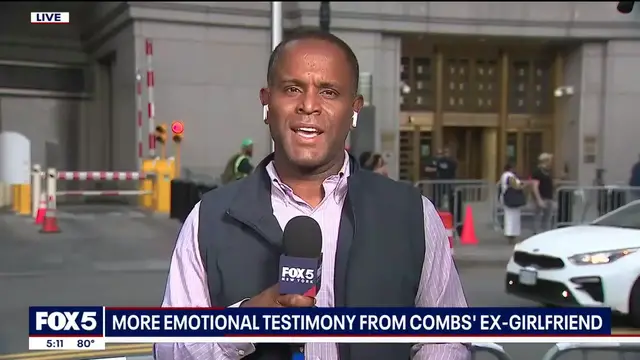 'Video thumbnail for Alleged Diddy victim details 'live pornographic shows, 'love contract''