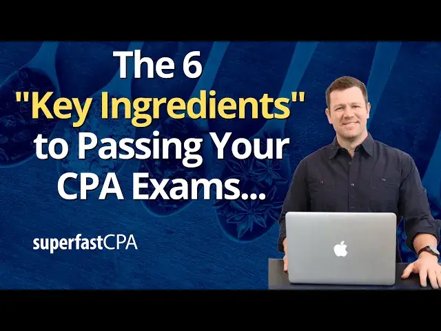 'Video thumbnail for How to Pass the CPA Exams? 6 "Key Ingredients"'